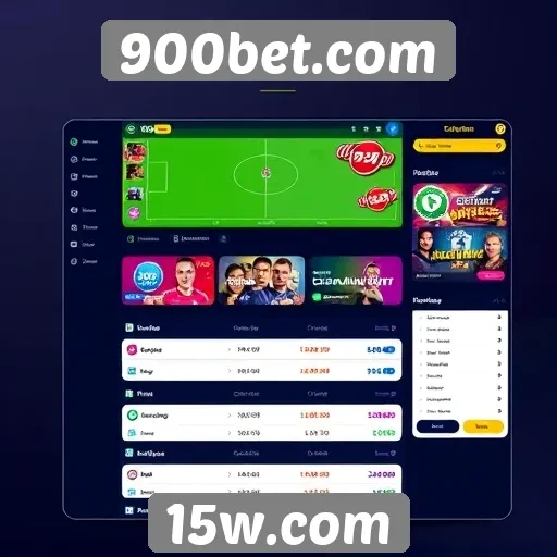 Avaliação da interface do usuário do 900bet.com